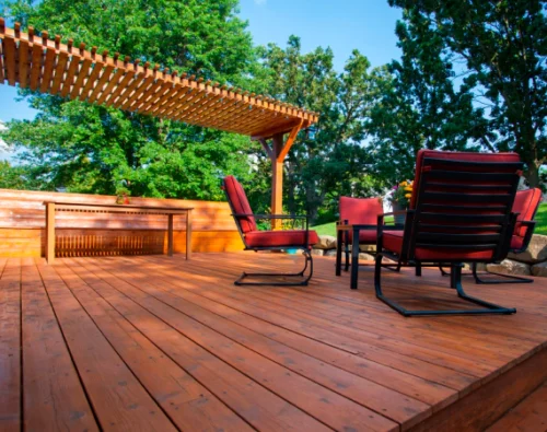 deck staining service